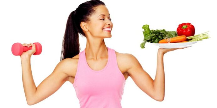 غذای سالم و ورزش برای کاهش وزن در یک ماه