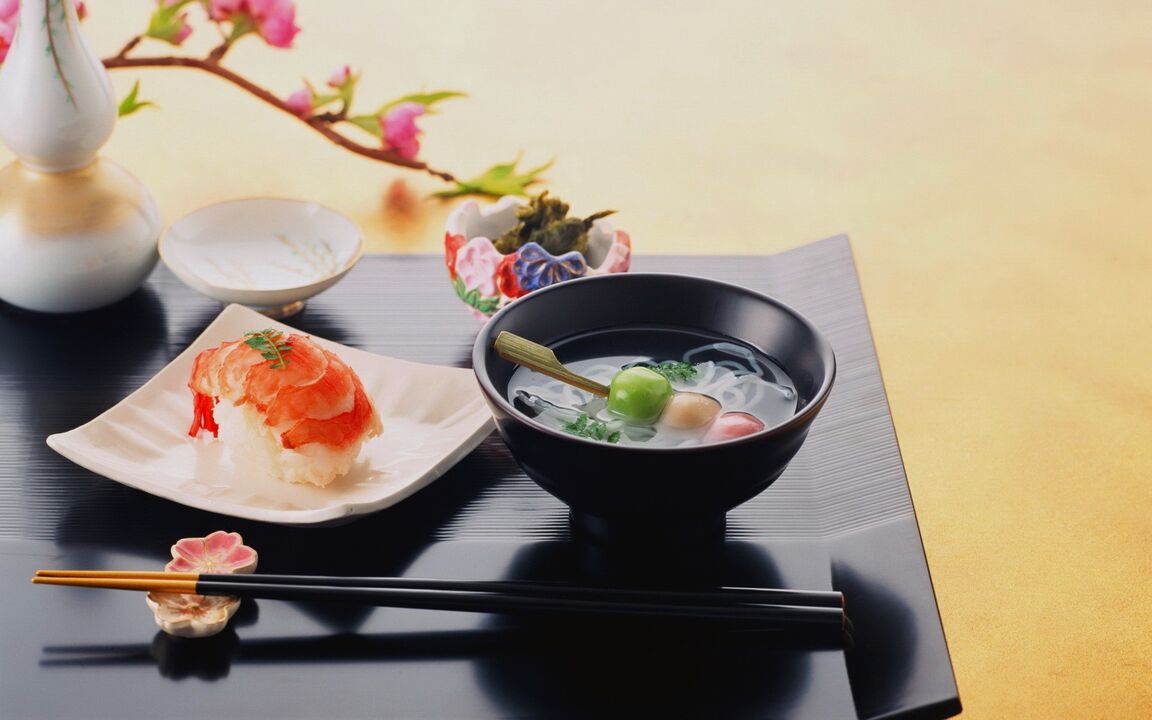 غذاهای برای رژیم غذایی ژاپنی